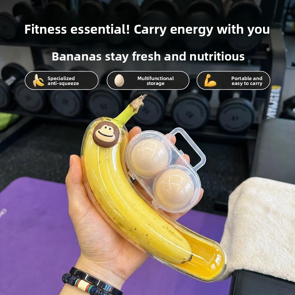 Nutrition In Fitness - Portable Fitness Banana Storage Box Oxidation