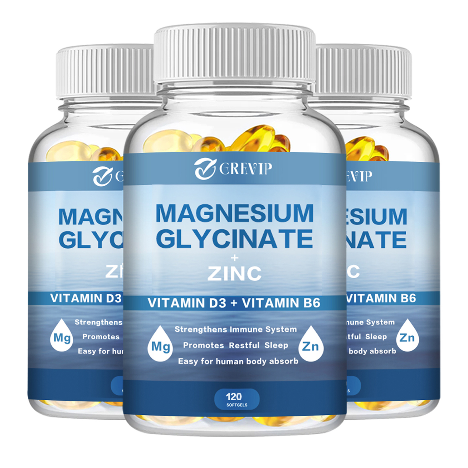 Nutrition Zinc - Magnesium Glycinate Supplement 500mg with Zinc,Vitamin