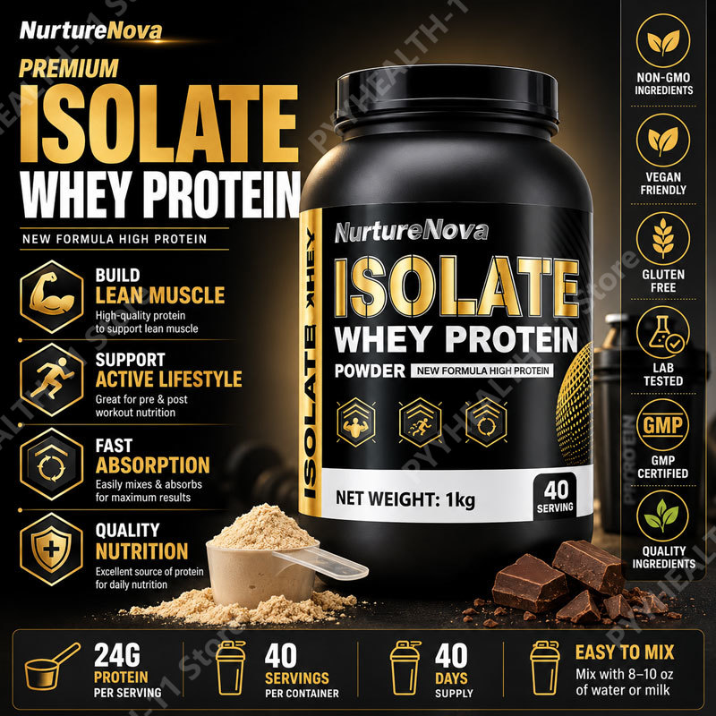 Fitness Nutrition Protein - Whey Protein Isolate Powder Low Fat