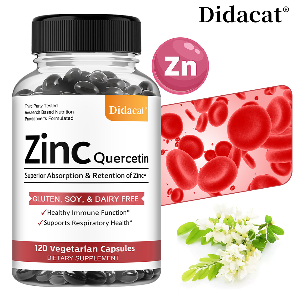 Quercetin & Zinc Vegetarian Ca - огляд і ціна Nutrition Zinc