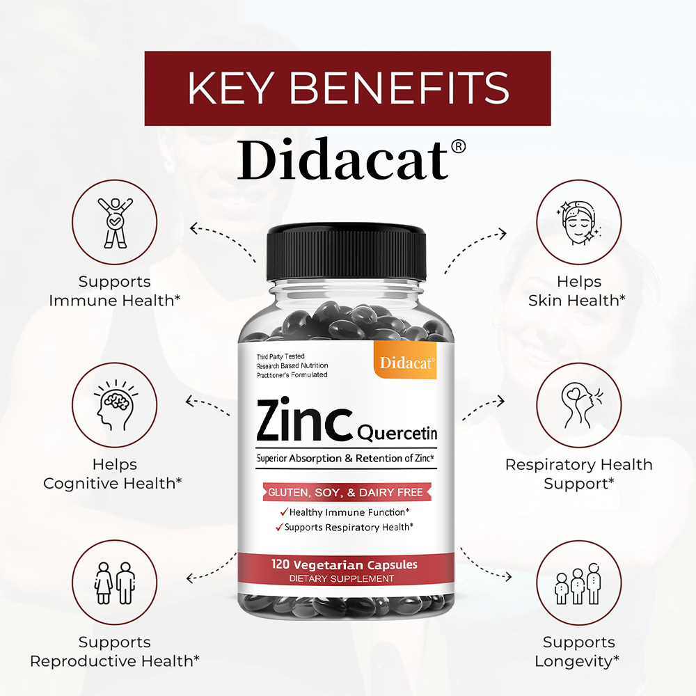 Quercetin & Zinc Vegetarian Ca - огляд і ціна Nutrition Zinc