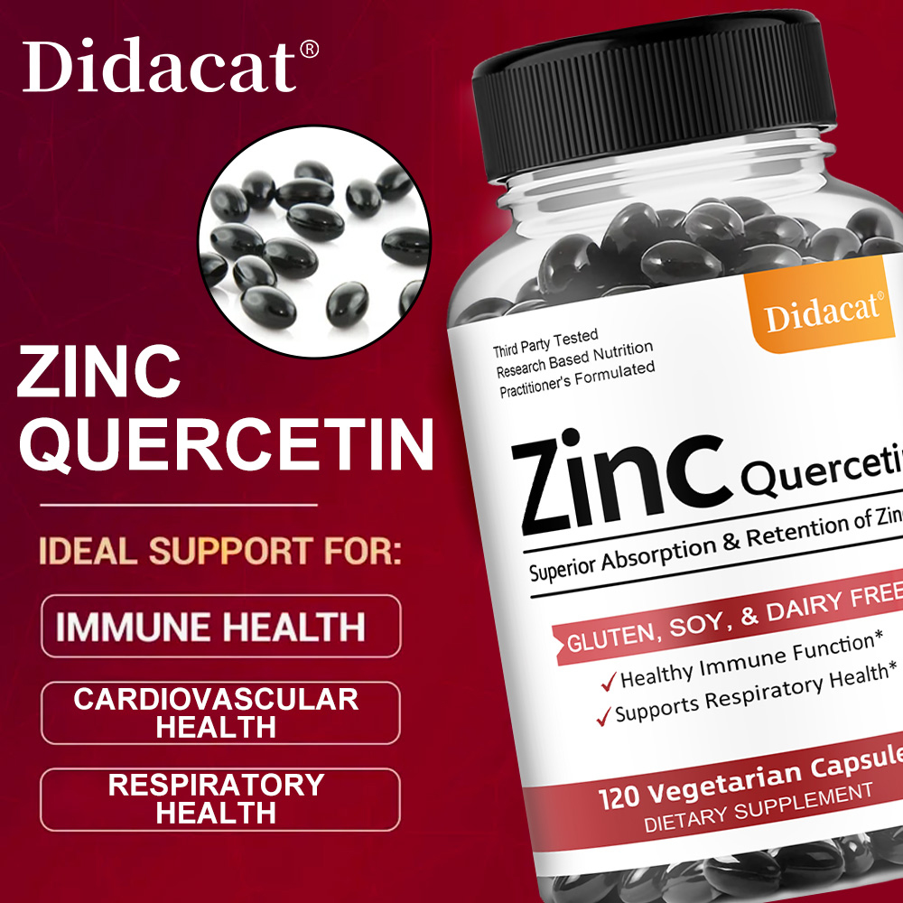 Quercetin & Zinc Vegetarian Ca - огляд і ціна Nutrition Zinc