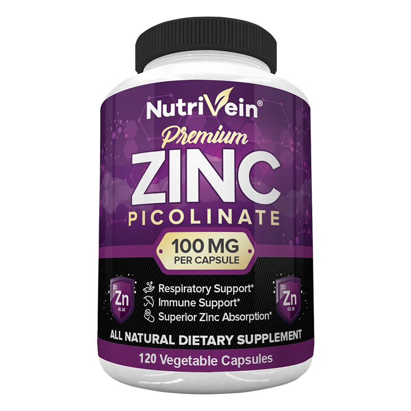 Premium Zinc Picolinate 100mg  - огляд і ціна Nutrition Zinc