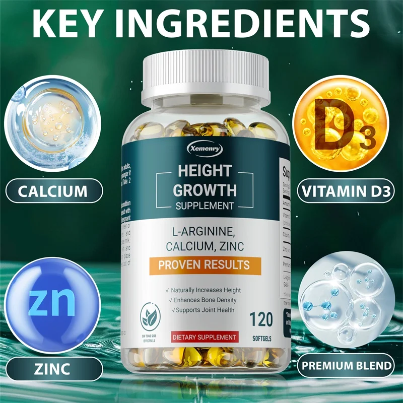 Height Growth Supplements - Su - огляд і ціна Nutrition Zinc