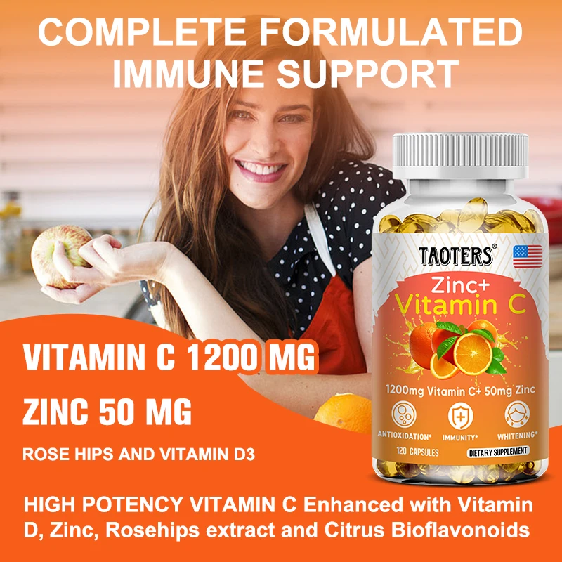 Taoters Vitamin C + Zinc Suppl - огляд і ціна Nutrition Zinc