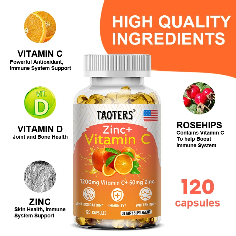 Taoters Vitamin C + Zinc Suppl - огляд і ціна Nutrition Zinc