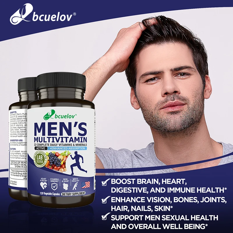 Bcuelov Men's Vitamin and Mine - огляд і ціна Nutrition Zinc