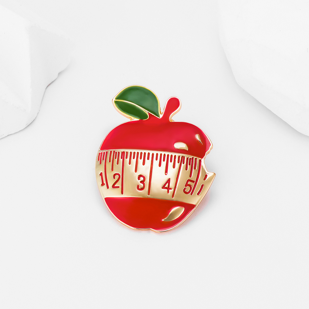 Nutrition Apple Enamel Brooch  - огляд і ціна Nutrition Zinc