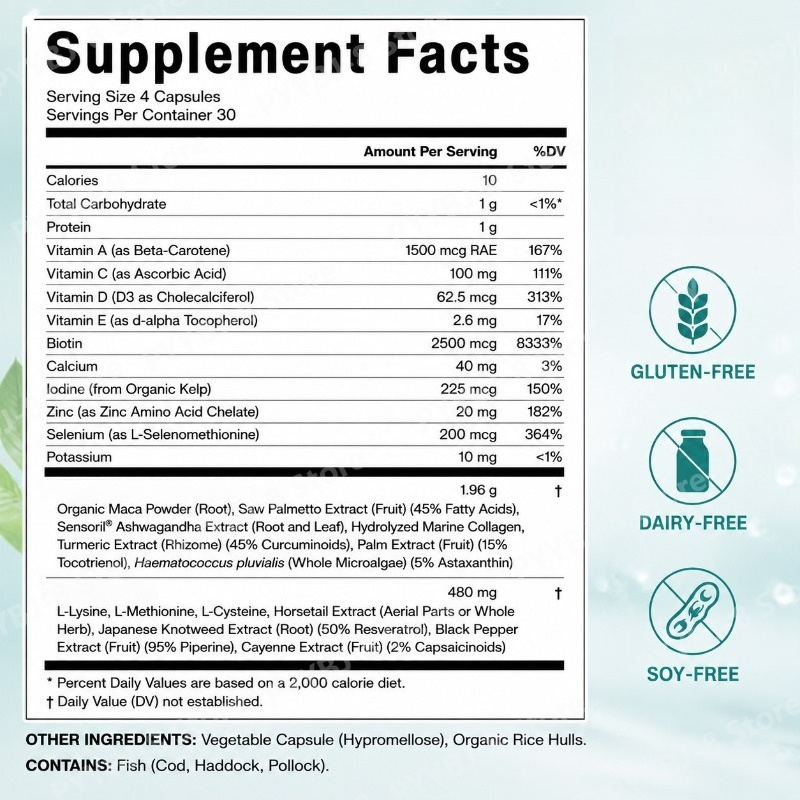 Daily Hair and Scalp Nutrition - огляд і ціна Nutrition Zinc