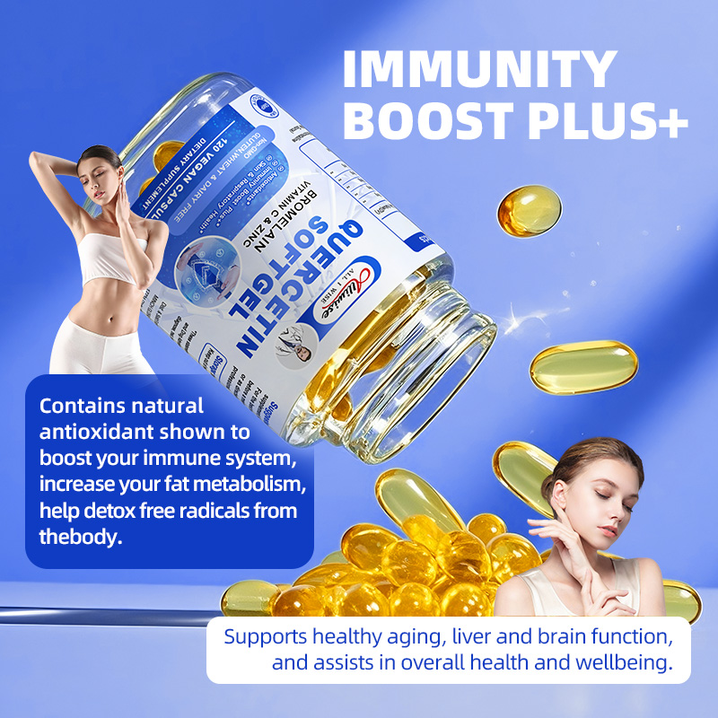 Alliwise Quercetin Softgel wit - огляд і ціна Nutrition Zinc