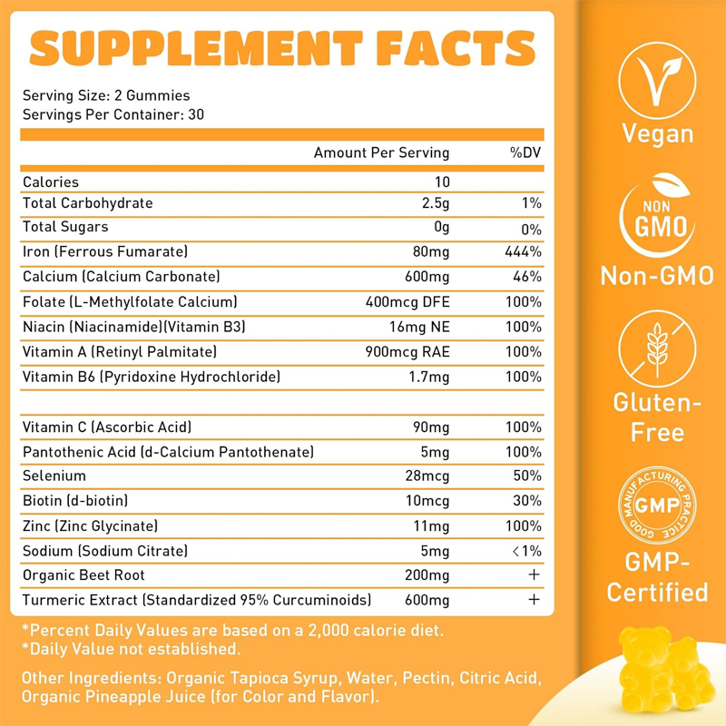 Pure Vegetarian Iron Supplemen - огляд і ціна Nutrition Zinc