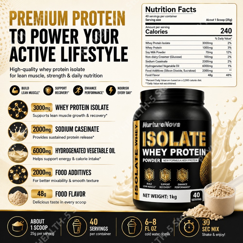 Isolate Whey Protein Powder 1k - огляд і ціна Fitness Nutrition Protein